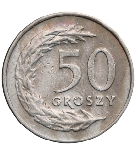 50 groszy, 1990, stan 3+