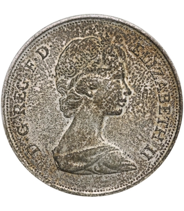 Wielka Brytania 25 pensów, 1972 Królewskie srebrne wesele 1947-1972