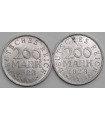 Niemcy 200 Marek 1923 - A - Republika Weimarska - 2 szt