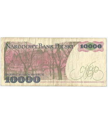 10000 zł Stanisław Wyspiański 1988, seria DK, stan 3