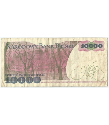 10000 zł Stanisław Wyspiański 1988, seria CN, stan 3-