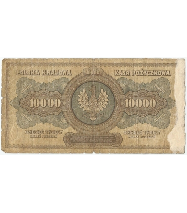 10000 marek polskich 1922 ser. B, st. 4-