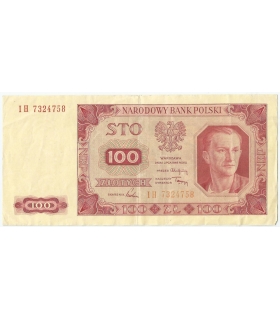 100 zł, 1948, seria IH, stan 3