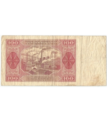 100 zł, 1948, seria EL, stan 3-/4+