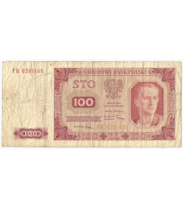 100 zł, 1948, seria EL, stan 3-/4+