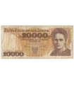 20000 zł, Maria Skłodowska-Curie, 1989, seria AP, stan 3-/4+