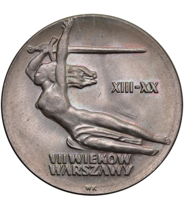 10 zł VII wieków Warszawy, Warszawska Nike, 1965, 1-