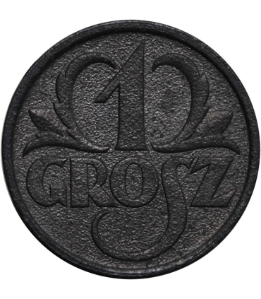 1 grosz 1939 cynk, GG, okupacja niemiecka