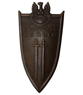 Medal / odznaczenie GRUNWALD 1410 - BERLIN 1945, odznaka grunwaldzka, nakrętka
