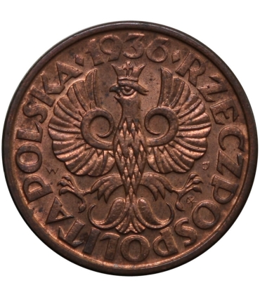 1 grosz 1936, stan 1, menniczy