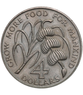 Saint Vincent i Grenadyny 4 dolary, 1970