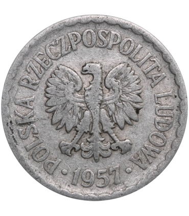 1 złoty 1957, stan 3-