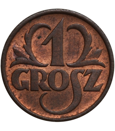 1 grosz, 1937, stan 1-
