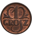 1 grosz, 1937, stan 1-