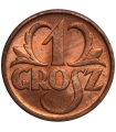 1 grosz 1938 menniczy st. 1/1-