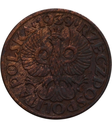 1 grosz, 1939, stan 2