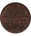 2 grosze 1939, stan 1/1-, piękny detal