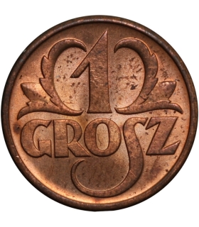 1 grosz 1938 menniczy st. 1/1-