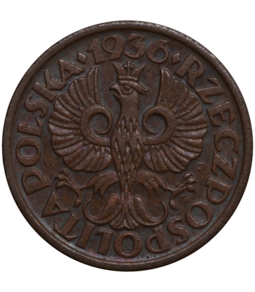 1 grosz 1936, stan 1, menniczy