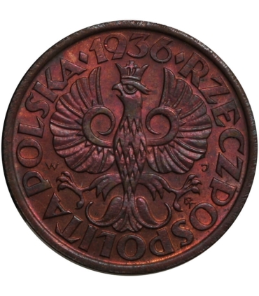 1 grosz 1936, stan 1, menniczy