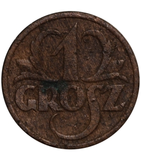 1 grosz 1931 rok, stan 2-, rzadki rocznik
