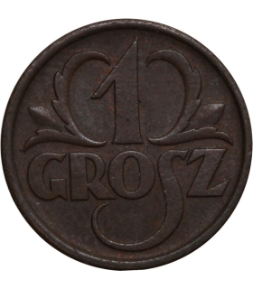1 grosz, 1937, stan 1-