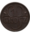 1 grosz, 1937, stan 1/1-