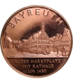 Bayreuth – Stary Rynek z ratuszem (ok. 1450), medal miejski 1978