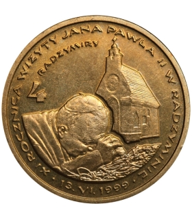 Medal Rocznica wizyty Jana Pawła II w Radzyminie – 13 VI 1999