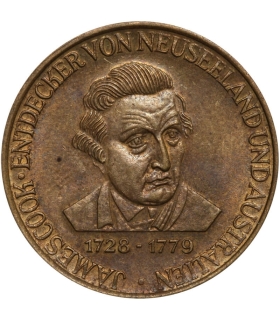 Medal kolekcjonerski James Cook 1728–1779 – Odkrywca Nowej Zelandii i Australii