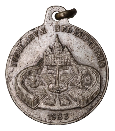 Jan Paweł II – Iubilaeum Redemptionis 1983 – medal pielgrzymkowy Watykan