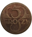 5 groszy 1923 rok, stan 4