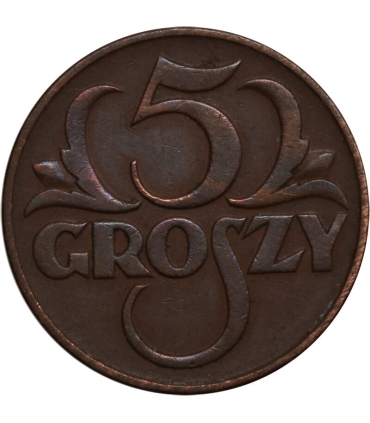 5 groszy 1936, stan 2+