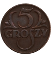 5 groszy 1936, stan 2+