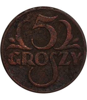 5 groszy 1939, stan 4
