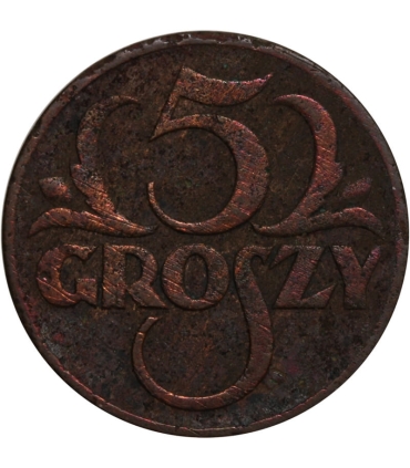 5 groszy 1939, stan 4