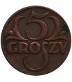 5 groszy 1931 rok, stan 3
