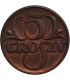 5 groszy 1938 rok, stan 2+