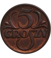 5 groszy 1938 rok, stan 1-