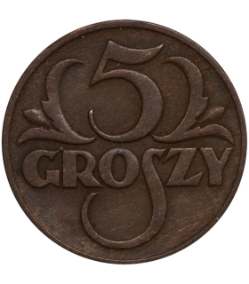 5 groszy 1935, stan 3
