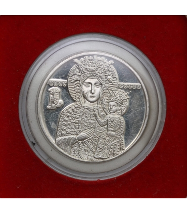 Medal Matka Boska Częstochowska / Solidarity Mint, Srebro  1 Oz 999