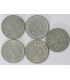 Lot Niemcy - 5x 50 reichsfenigów, 1935-1943
