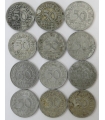Lot Niemcy - 12x 50 reichsfenigów, 1920-1922