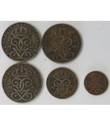 Lot, 5xSzwecja 3x5 Ore, 1x2ore, 1x1ore