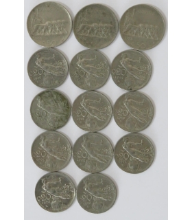 Włochy, Lot: 11x20 centesimi, 3x50 centesimi, lata 20-e XX wiek