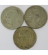 LOT 3 x 2 złote głowa kobiety 1932, 2x1934