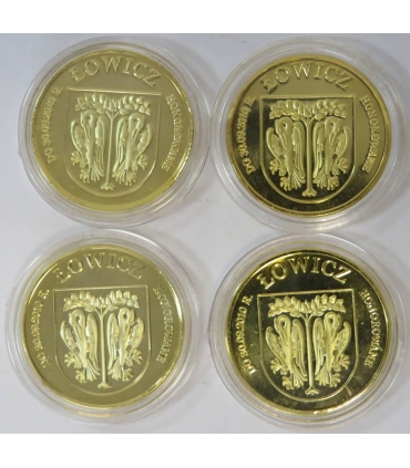 Lot: 4x 7 księżaków, Łowicz 2010