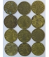 Lot Niemcy - 12x 10 reichsfenigów, 1924-1925