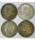 USA Lot: 4 x 1/2 dolara Kennedy 3x1967, 1969, srebro