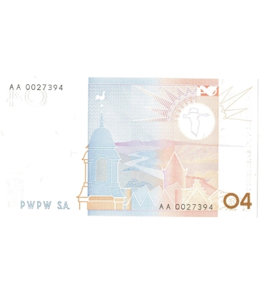PWPW Banknot Testowy PTASZKI 2004